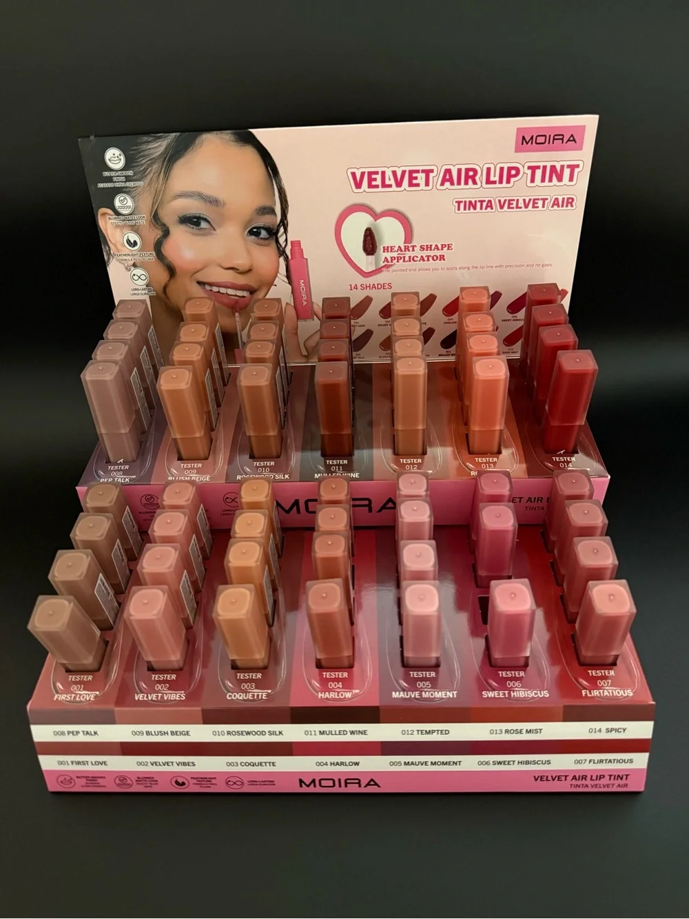 Moira Velvet Air Lip Tint — Pink & Nude Shades